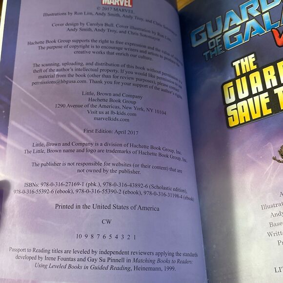 MARVEL's Guardians of the Galaxy Vol. 2: Guardians Save the Day Passport to Read - Picture 7 of 7